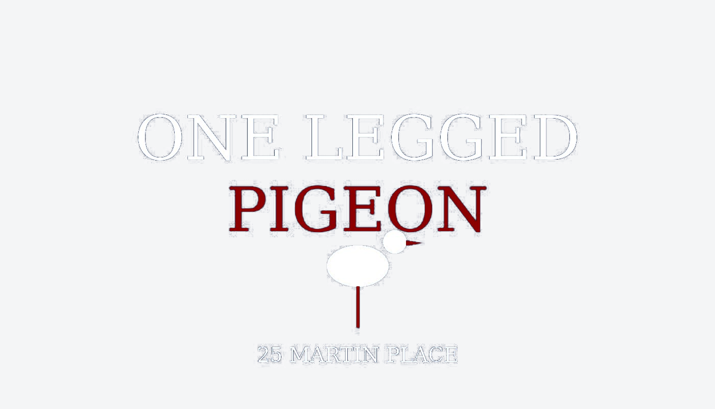 One Legged Pigeon — 25 Martin Place